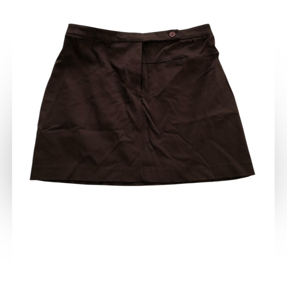 New chocolate brown mini skirt
